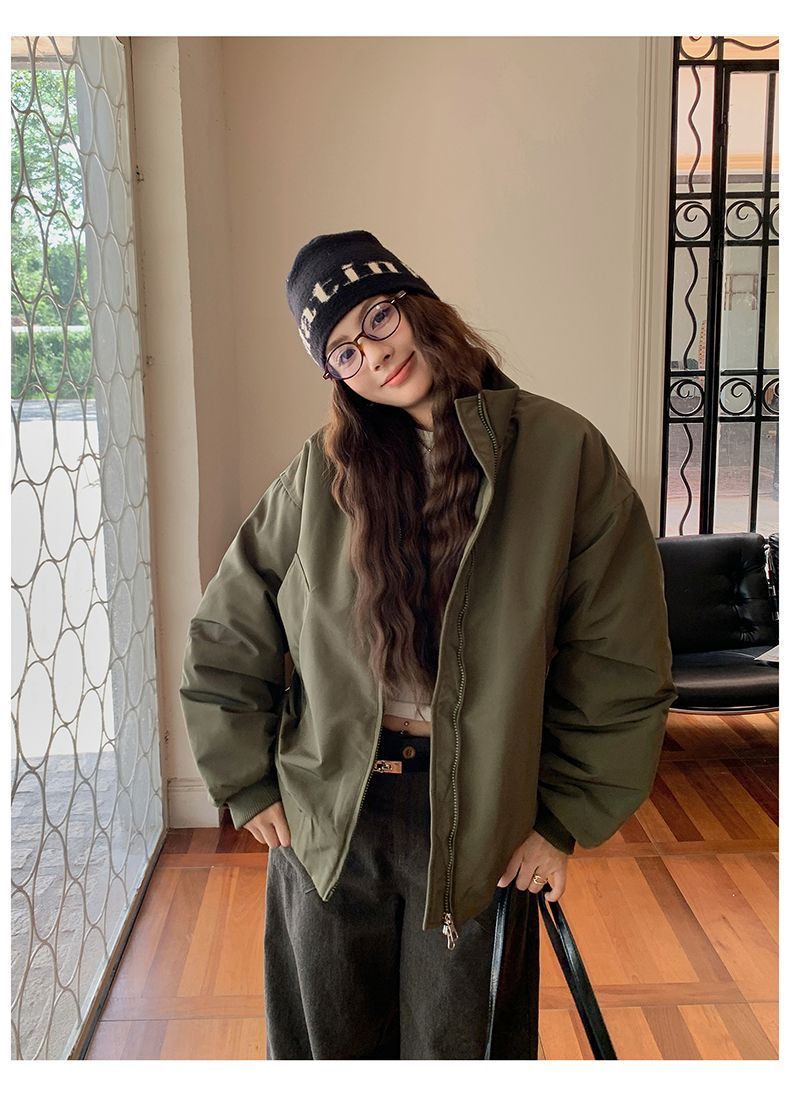 Sherpa Coat Women - Bomber Giubbotti Puffer Donna Inverno Foderato