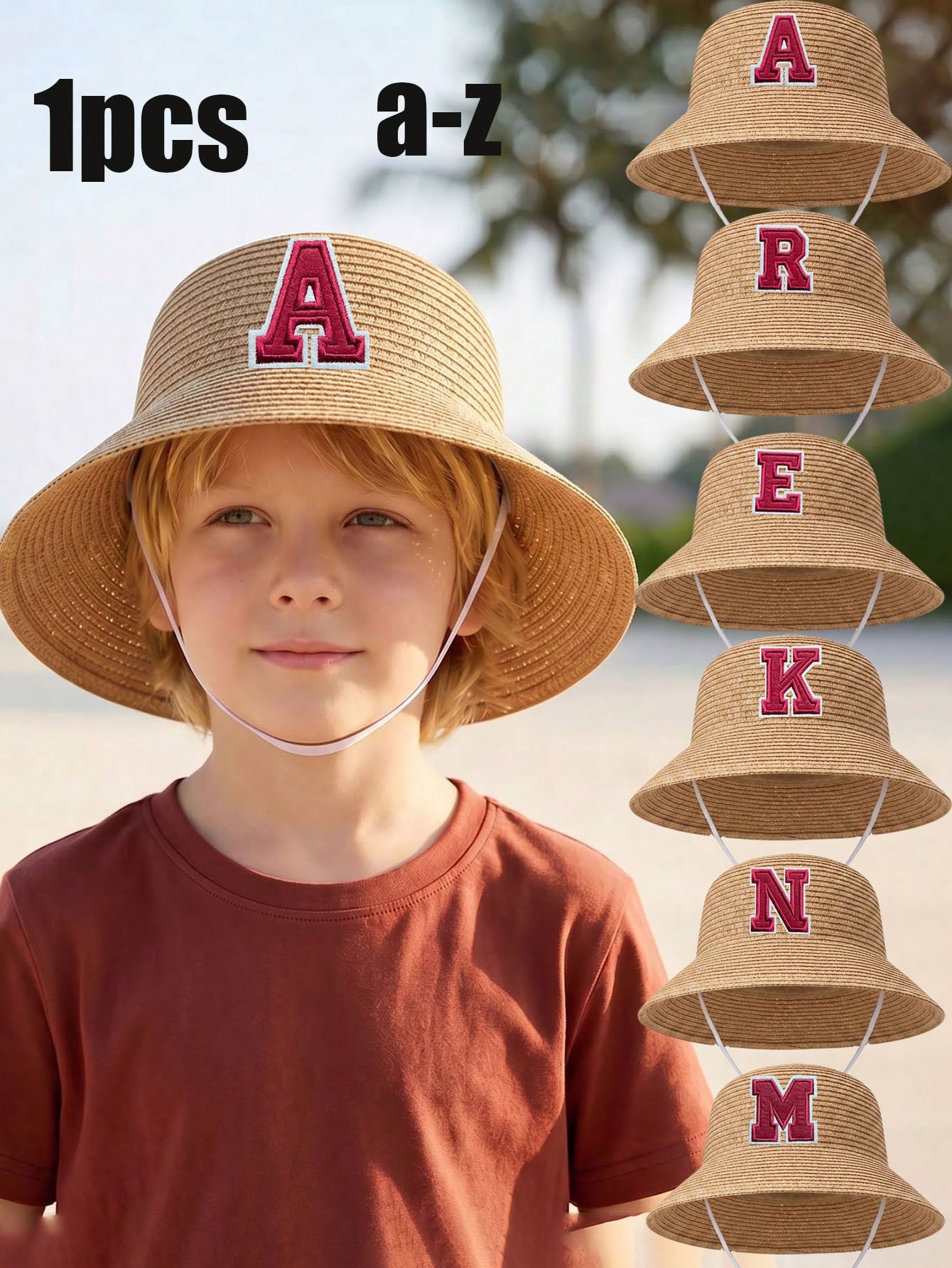Straw Hat Summer - Cappello di paglia con fiocco color