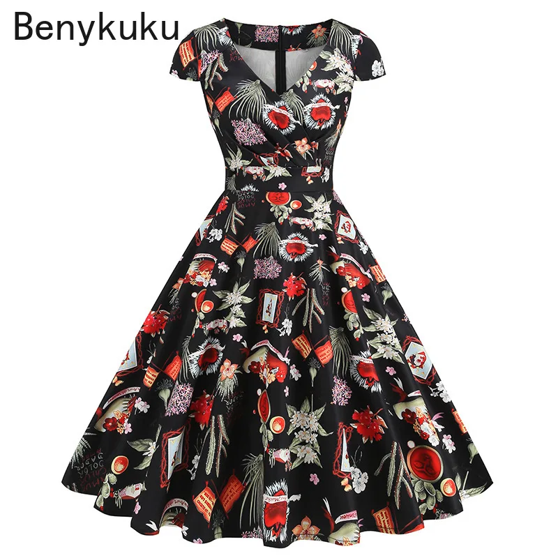 Women'S Fashion Of The 50S - Abito Pin Up Rockabilly Anni '50