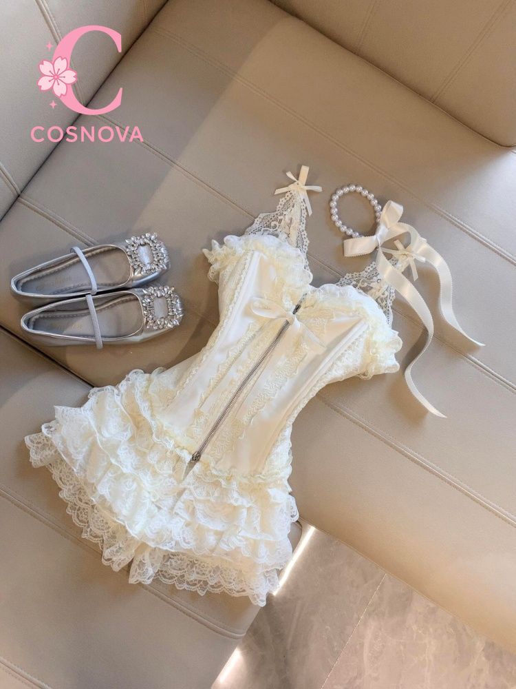 V Neck Cami Top - Set Sexy con Top Bustier in
