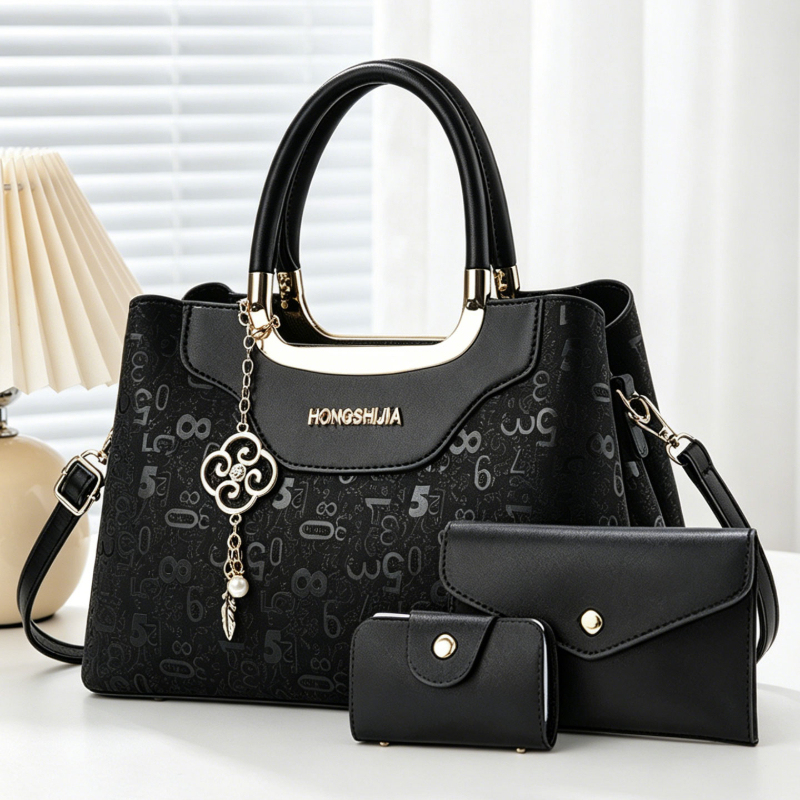 Women Fashion Handbags - Set di 3 Borse da Donna