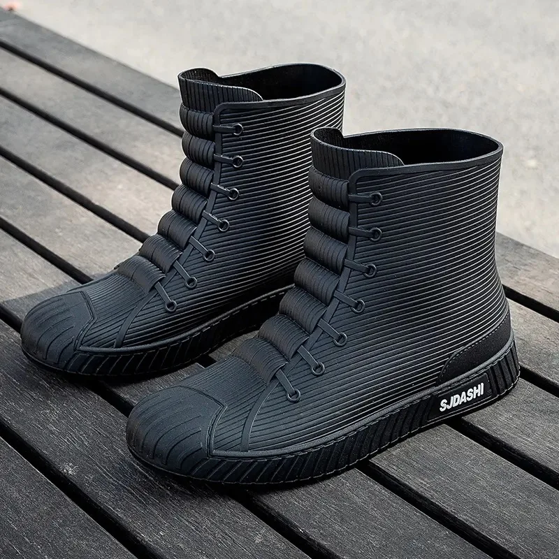 Women'S Fashion Gumboots - Coppia stivali da pioggia moda gomma