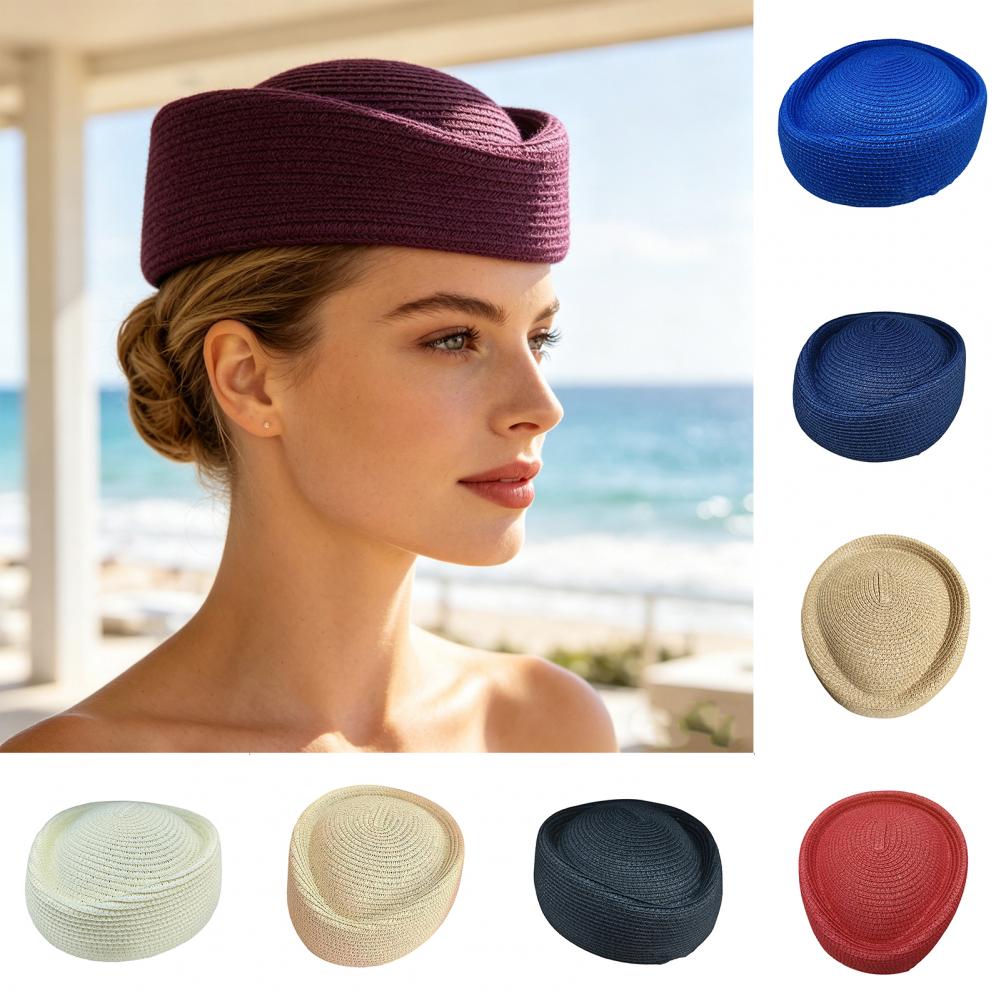 Straw Hat Summer - Cappello Berretto con Protezione UV, Cappello