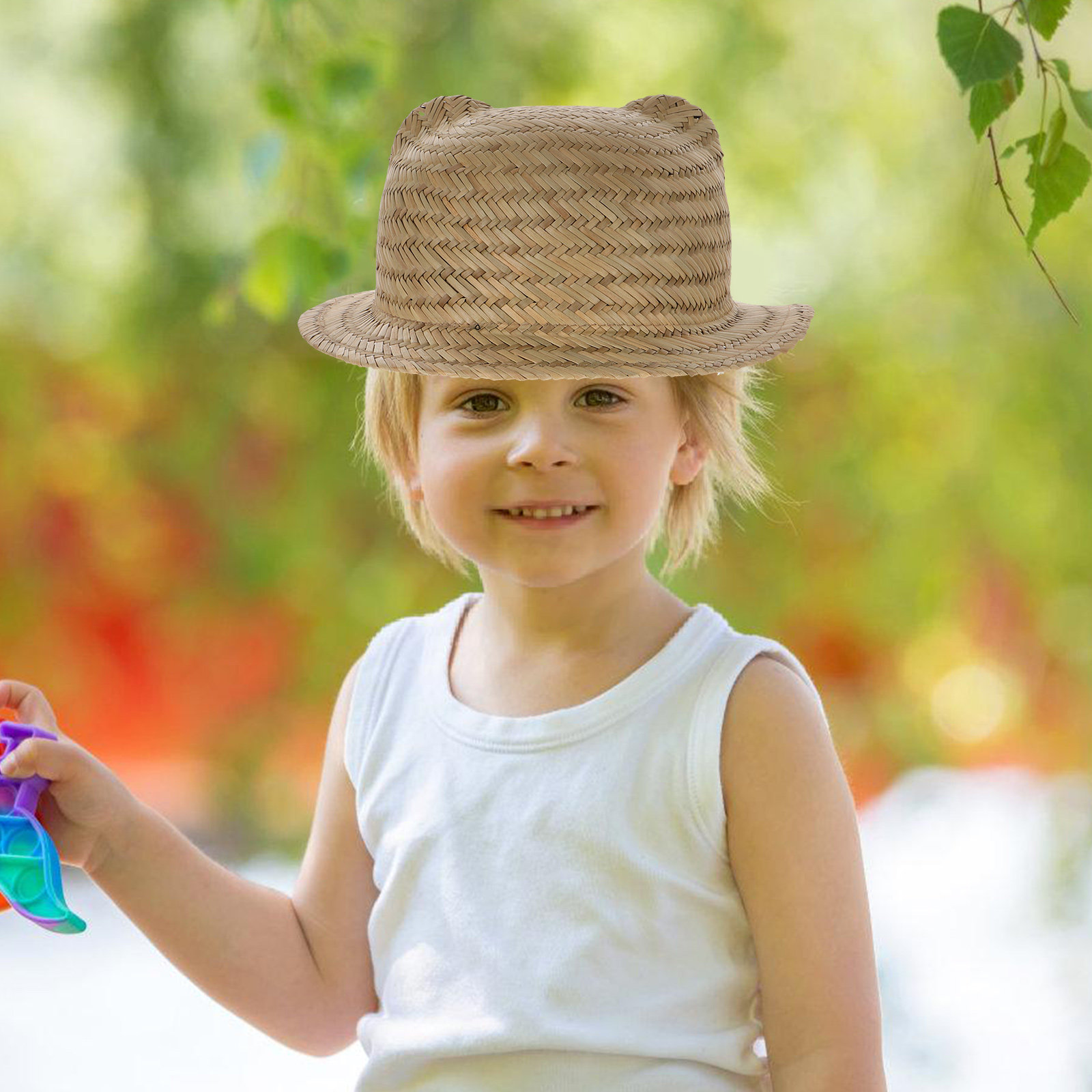 Straw Hat Summer - Cappello di Paglia per Bambini con