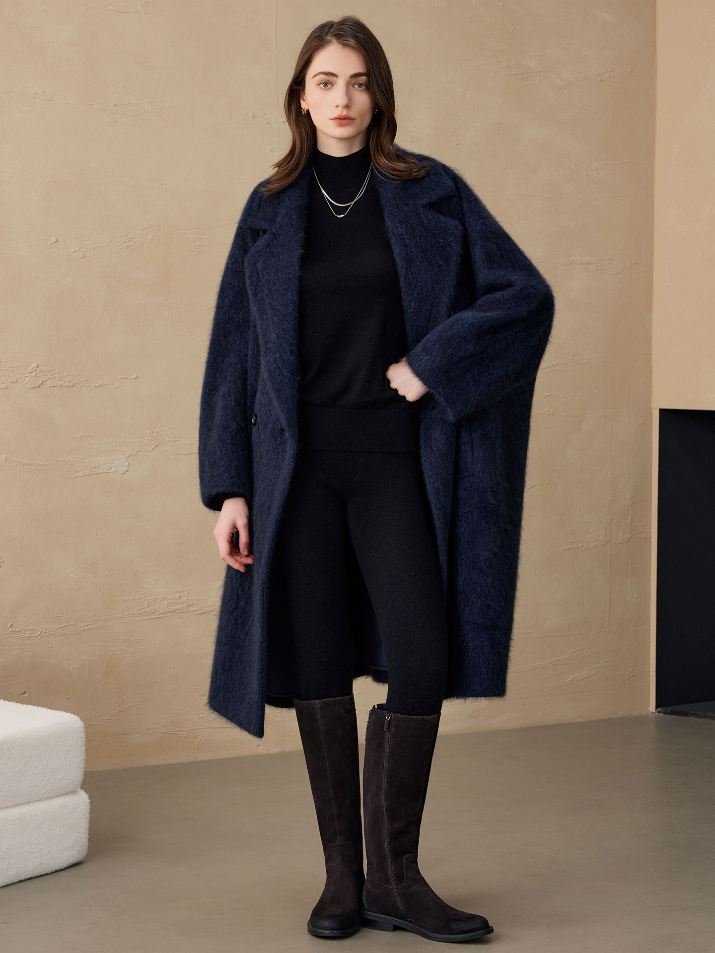 Women'S Fashion Blazer - Blazer da Donna Allingentle in Lana,