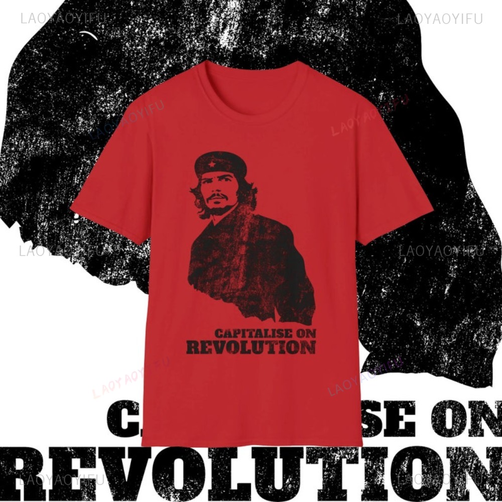 Women'S Fashion Revolution - Che Guevara Capitalise on Revolution T-shirt