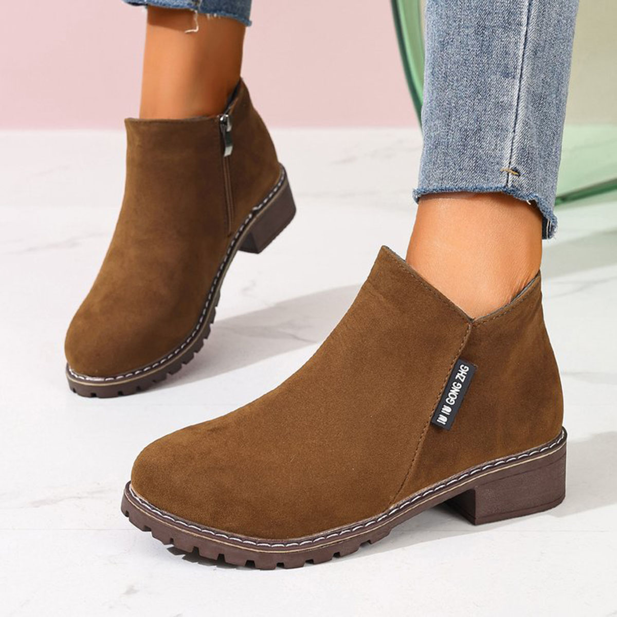 Women'S Fashion Riding Boots - Stivaletti da Donna Autunno Inverno con