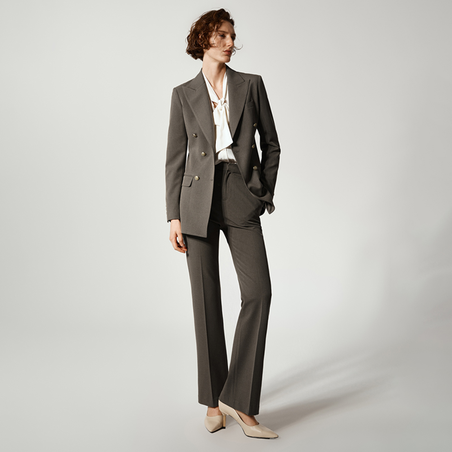 Women'S Fashion Blazer - Allingentle Tailleur pantalone da donna Set