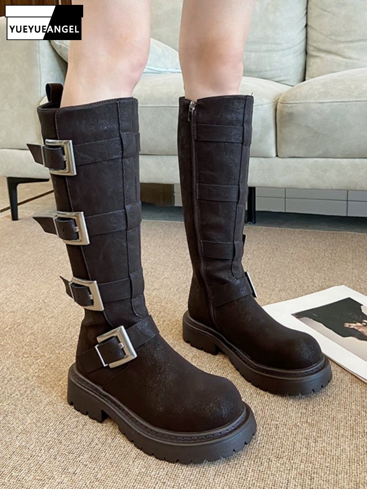 Women'S Fashion Riding Boots - Stivali Alti da Donna alla Moda