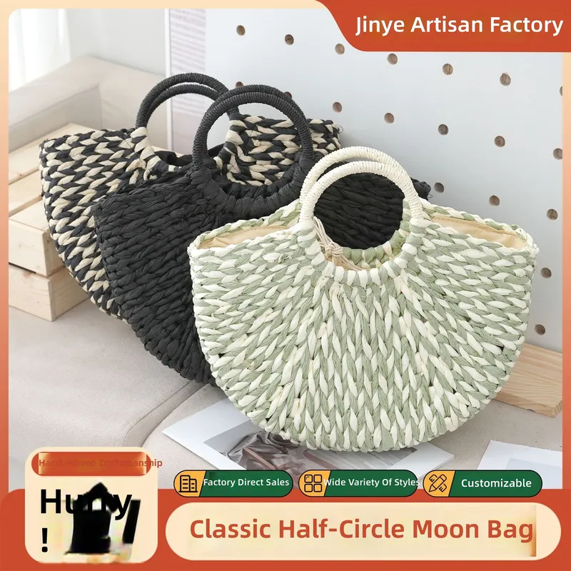Women Fashion Handbags - Borsa a Mezzaluna da Donna, Design