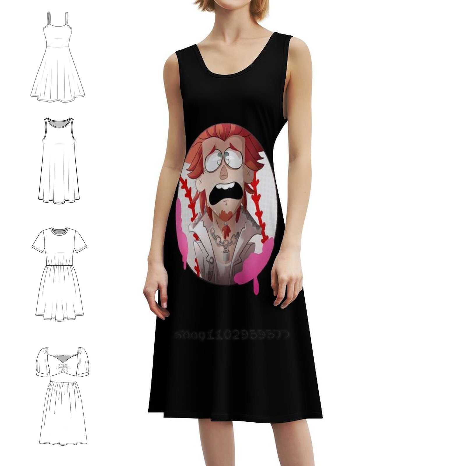 Women Fashion Gown - Leon Kuwata Boho Chic Abito Elegante