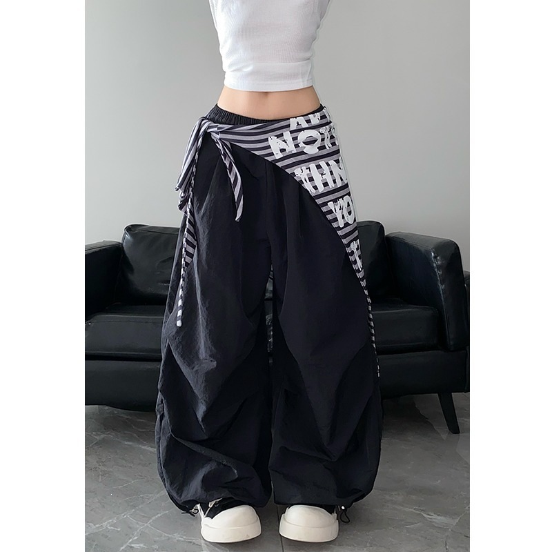 Women'S Fashion Utility Pants - Pantaloni Paracadute Y2K da Donna, Design