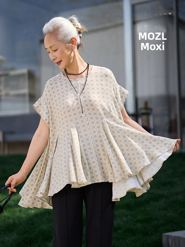 Women'S Fashion Of The 50S - Muzhi T-shirt estiva alla moda a