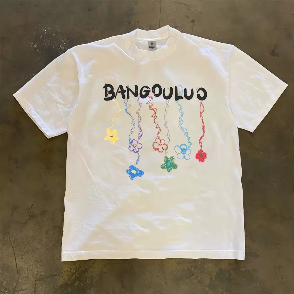Women'S Young Fashion - T-Shirt BANGOULUO per Uomo e Donna,