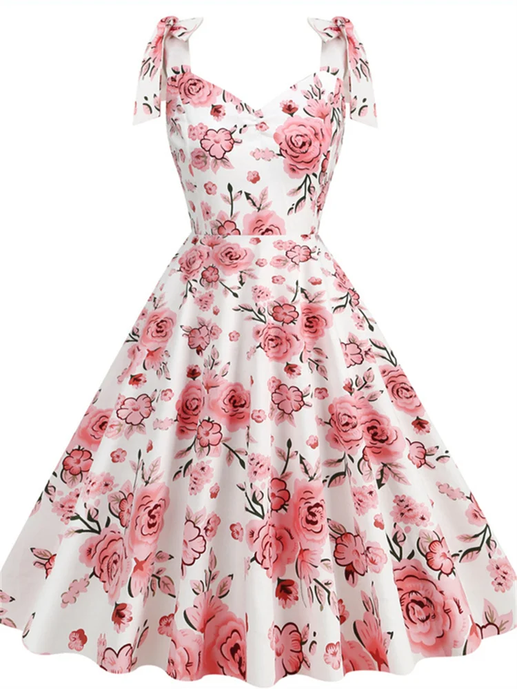 Women'S Fashion Of The 50S - 2024 New Fashion Women Summer Dress