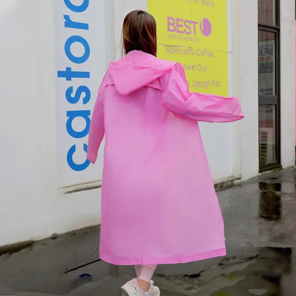 Women'S Fashion Raincoat - Nuovo Impermeabile Antipioggia per Adulti, Poncho