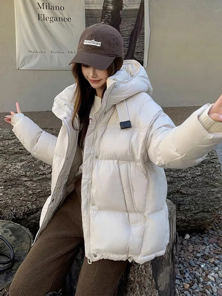 Sherpa Coat Women - Parka Imbottito da Donna, Cappotto Lungo