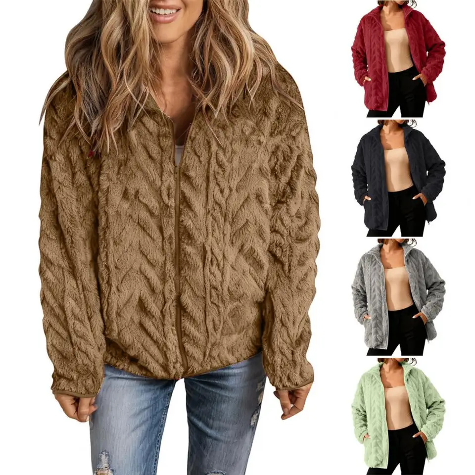 Sherpa Coat Women - Cappotto Invernale da Donna in Pile