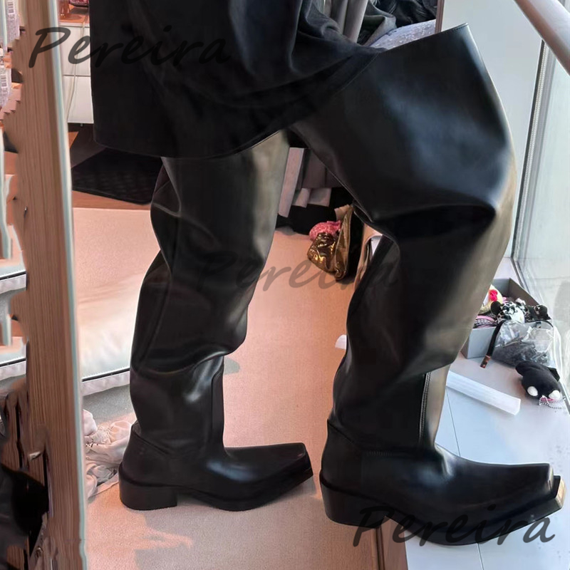 Women'S Fashion Riding Boots - Stivali sopra il ginocchio con suola