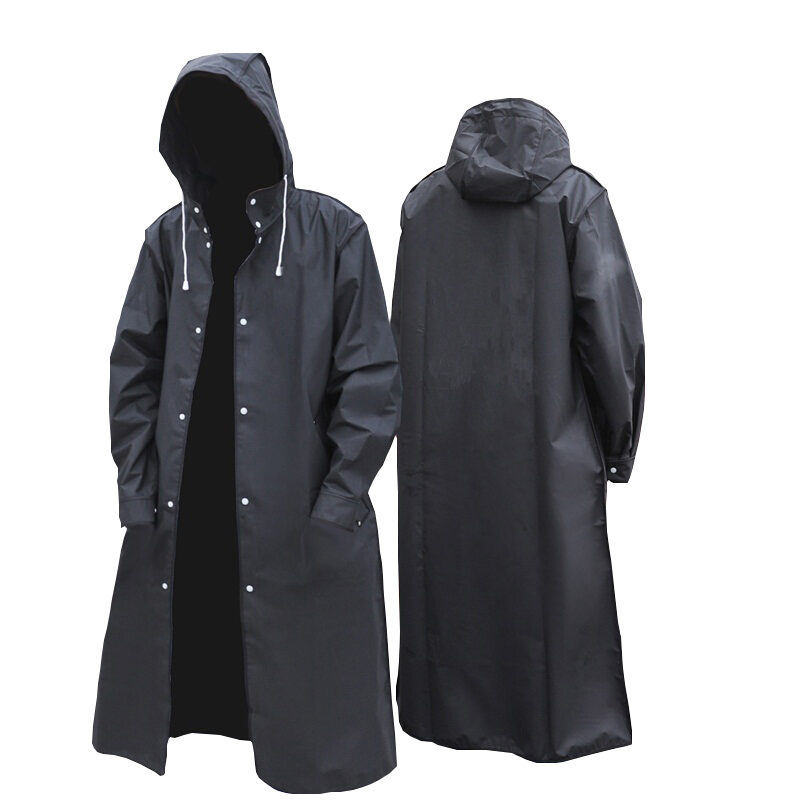 Women'S Fashion Raincoat - Impermeabile lungo impermeabile per adulti moda