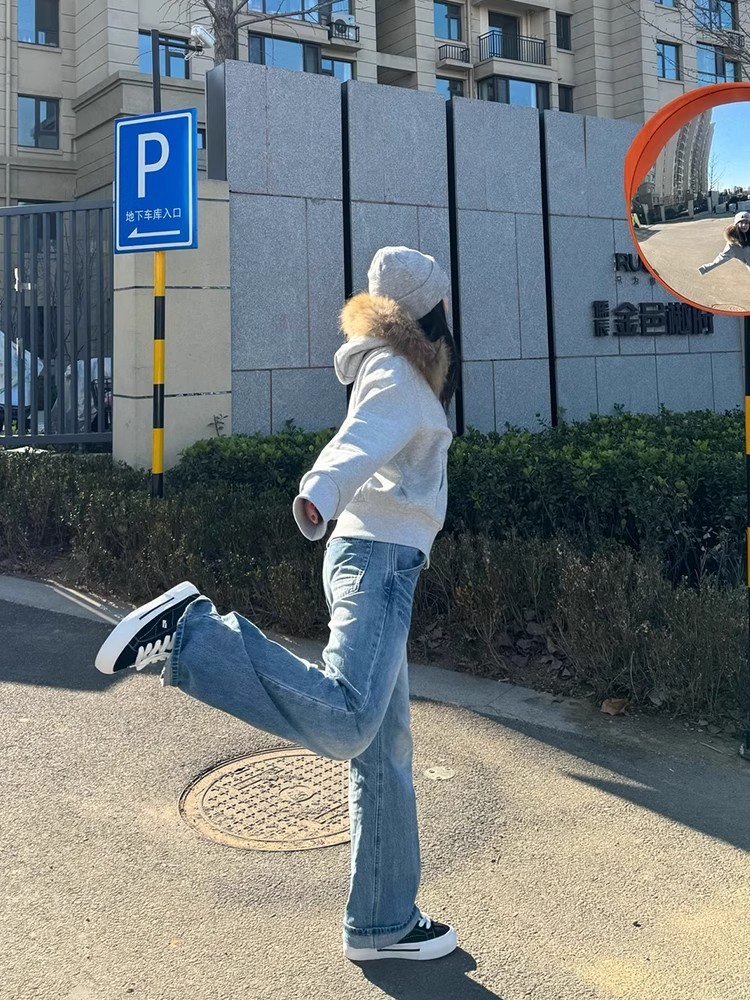 Women'S Fashion Utility Pants - Jeans a vita bassa Y2K 2000S