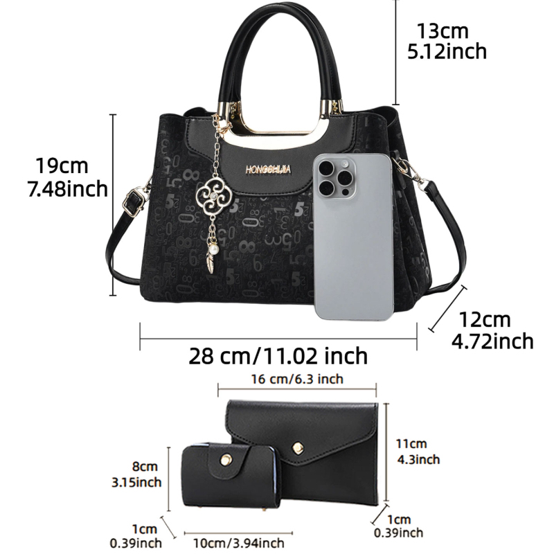 Set di 3 Borse da Donna alla M - Women Fashion Handbags recensione e prezzo