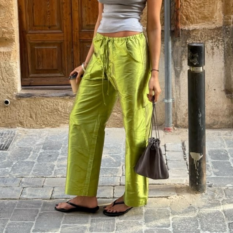 Pantaloni Cargo Metallizzati L - Women'S Fashion Utility Pants recensione e prezzo