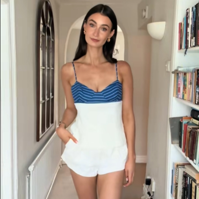 HXAO Gonna da donna a righe co - Corset Top Boned recensione e prezzo