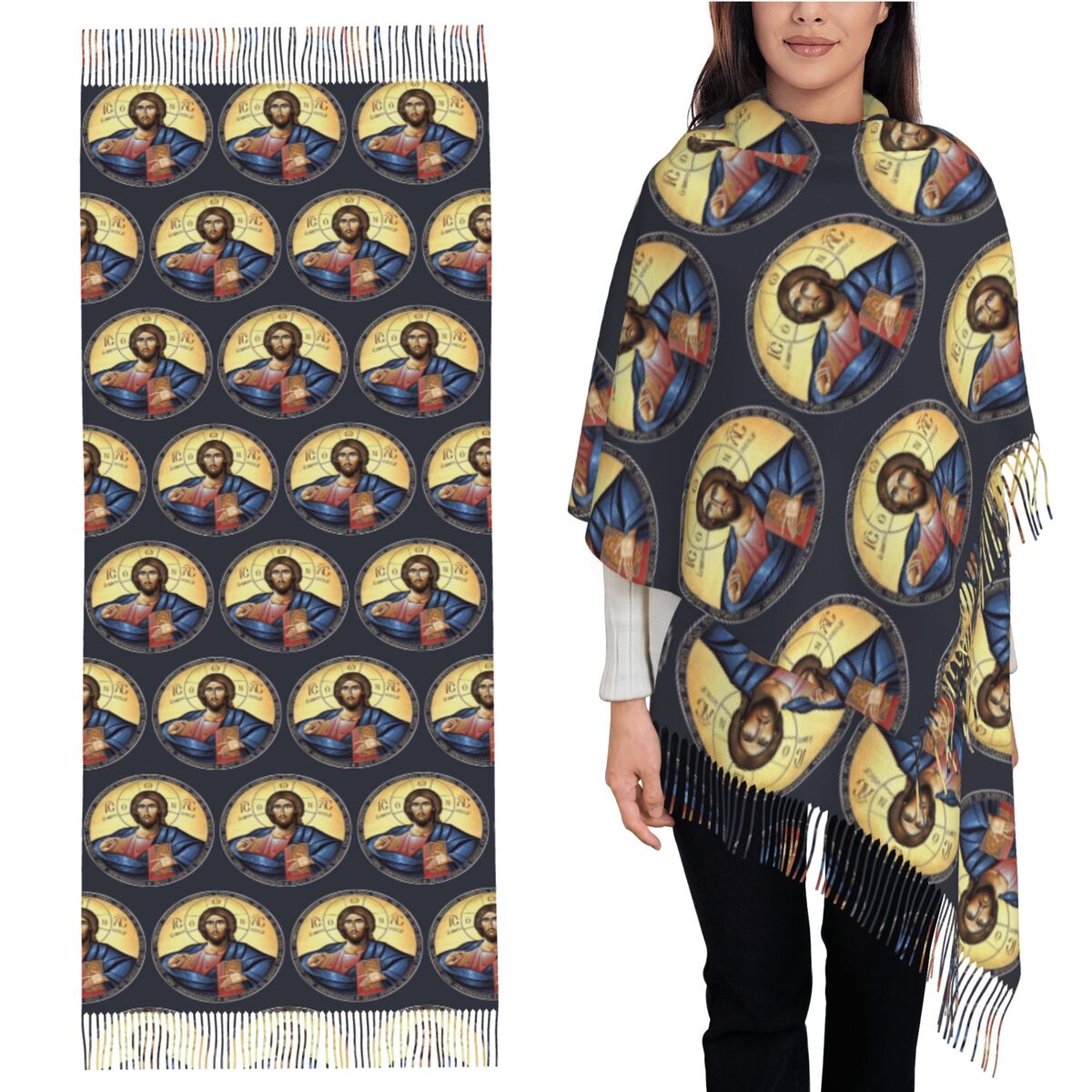 Sciarpa con icona ortodossa de - Women Fashion Icon recensione e prezzo