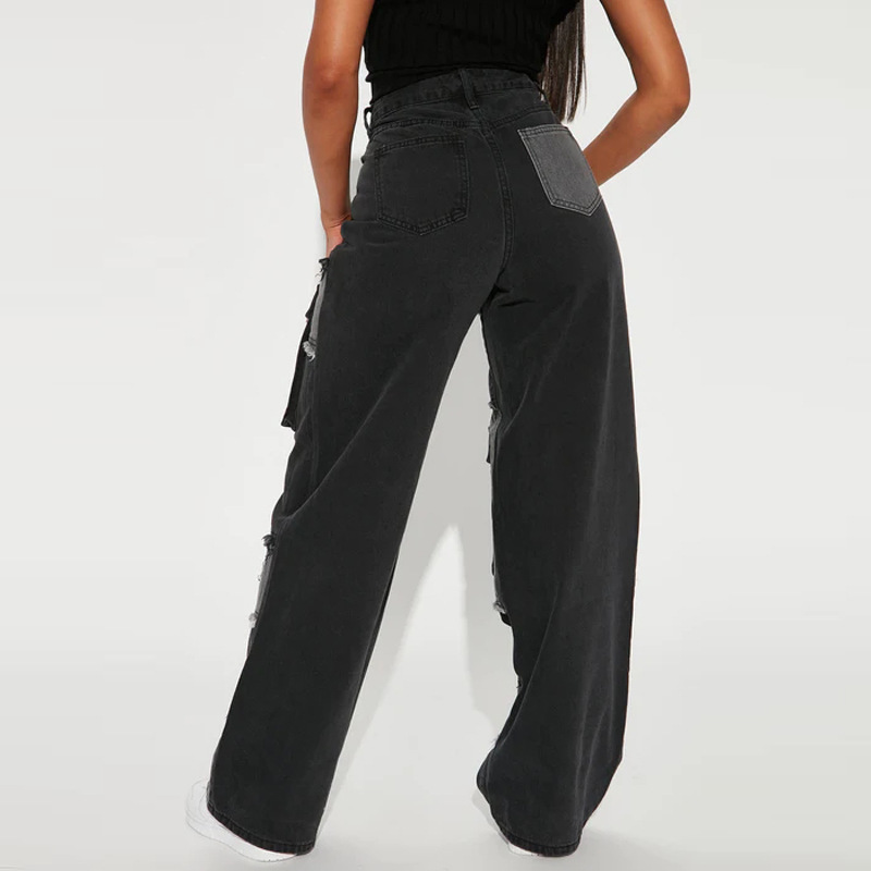 Jeans multitasche color block  - Women'S Fashion Utility Pants recensione e prezzo