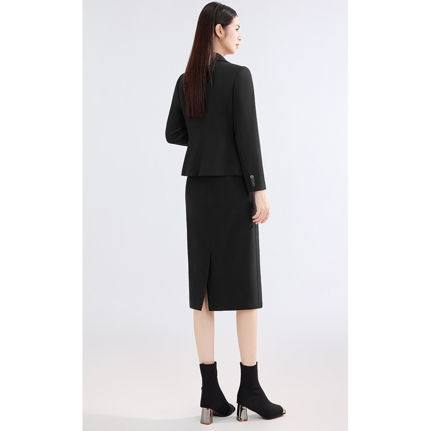 Completo gonna blu Allingentle - Women'S Fashion Blazer recensione e prezzo