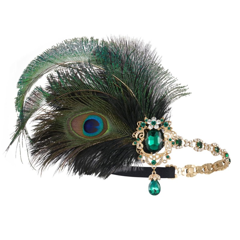 Fascia per capelli con piume d - Women'S Fashion Roaring 20S recensione e prezzo