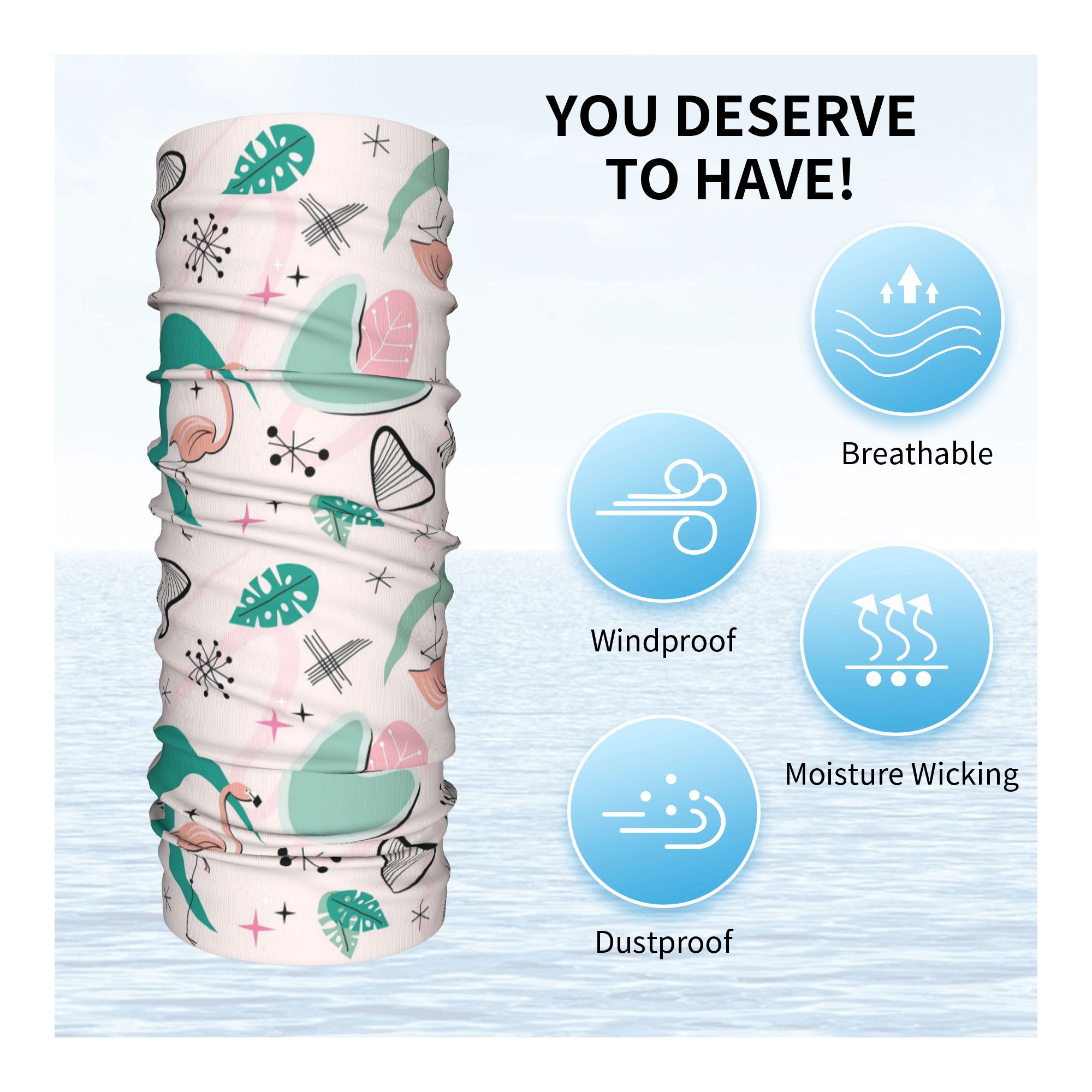Atomic 50s Flamingo Bandana Ne - Women'S Fashion Of The 50S recensione e prezzo