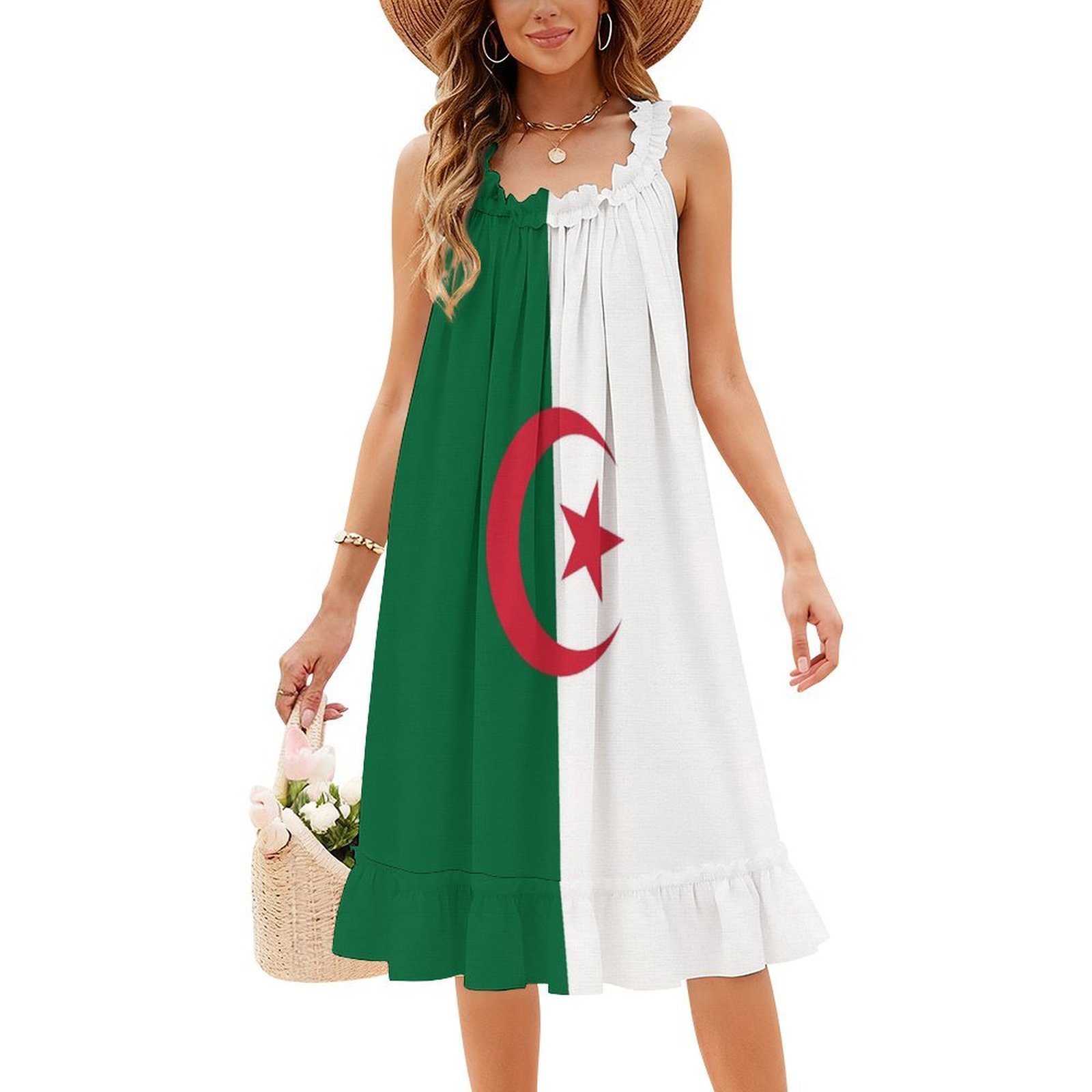 Abito Boho Chic con bandiera a - Women Fashion Gown recensione e prezzo