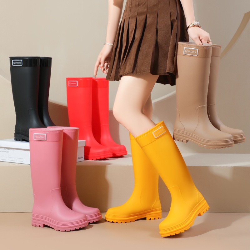 Stivali da pioggia al ginocchi - Women'S Fashion Gumboots recensione e prezzo