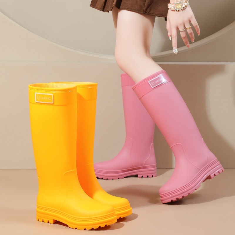 Stivali da pioggia al ginocchi - Women'S Fashion Gumboots recensione e prezzo