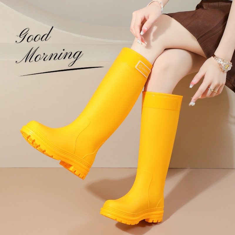 Stivali da pioggia al ginocchi - Women'S Fashion Gumboots recensione e prezzo