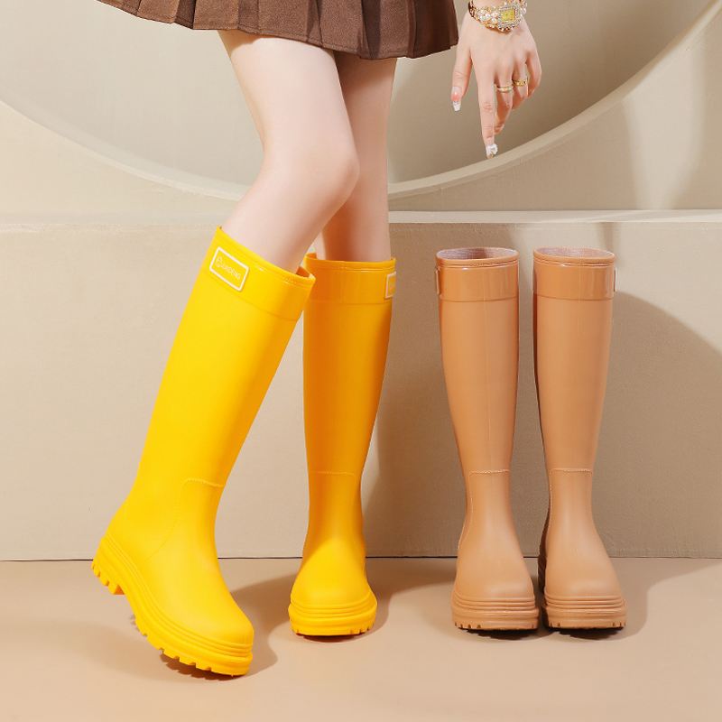 Stivali da pioggia al ginocchi - Women'S Fashion Gumboots recensione e prezzo