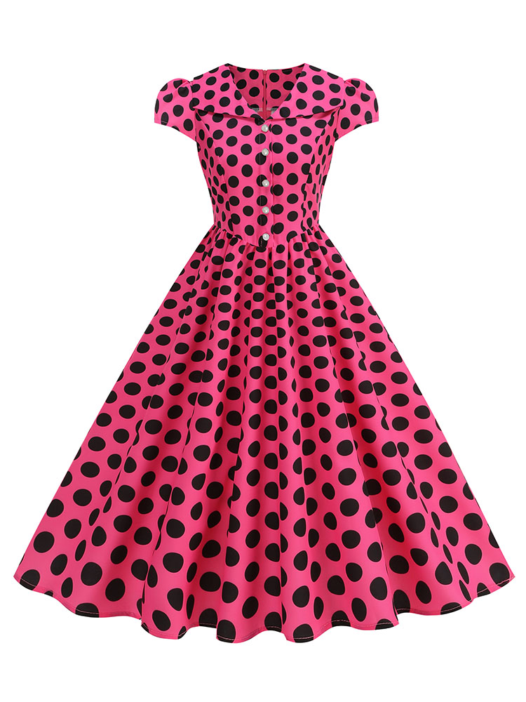 Abito estivo da donna a pois,  - Women'S Fashion Of The 50S recensione e prezzo
