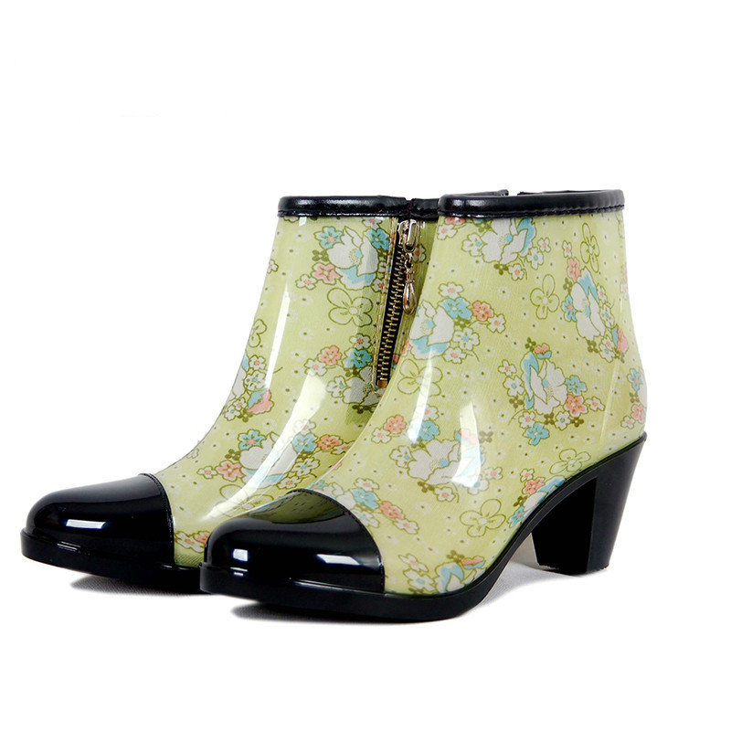 Stivali da pioggia alla moda c - Women'S Fashion Gumboots recensione e prezzo
