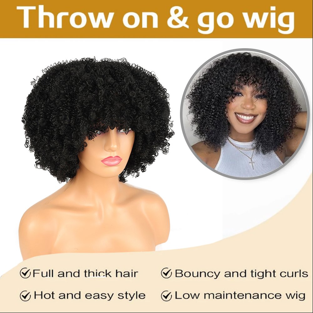 Parrucche Afro Kinky Curly con - Women Fashion Icon recensione e prezzo