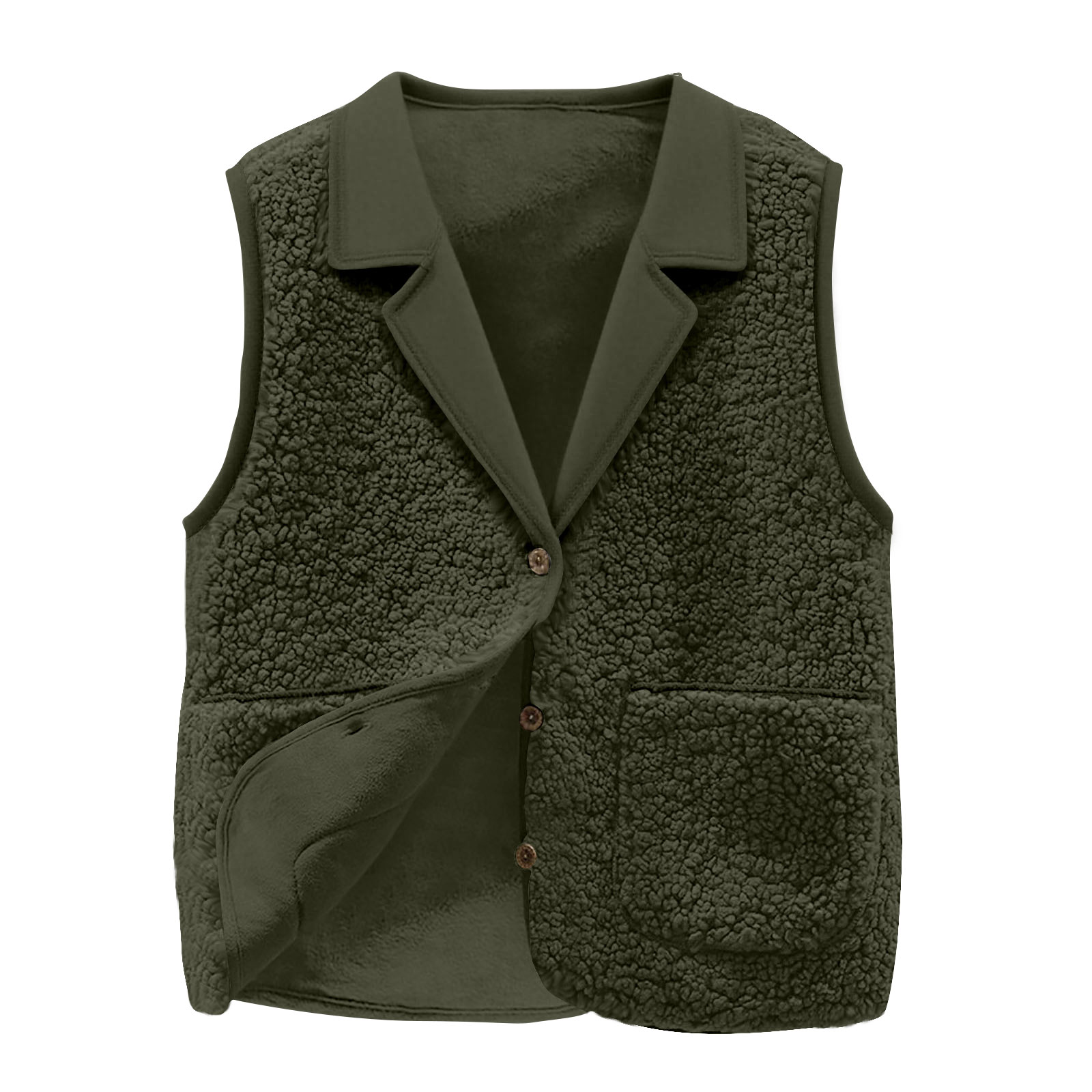 Gilet in pile Sherpa da donna, - Sherpa Coat Women recensione e prezzo