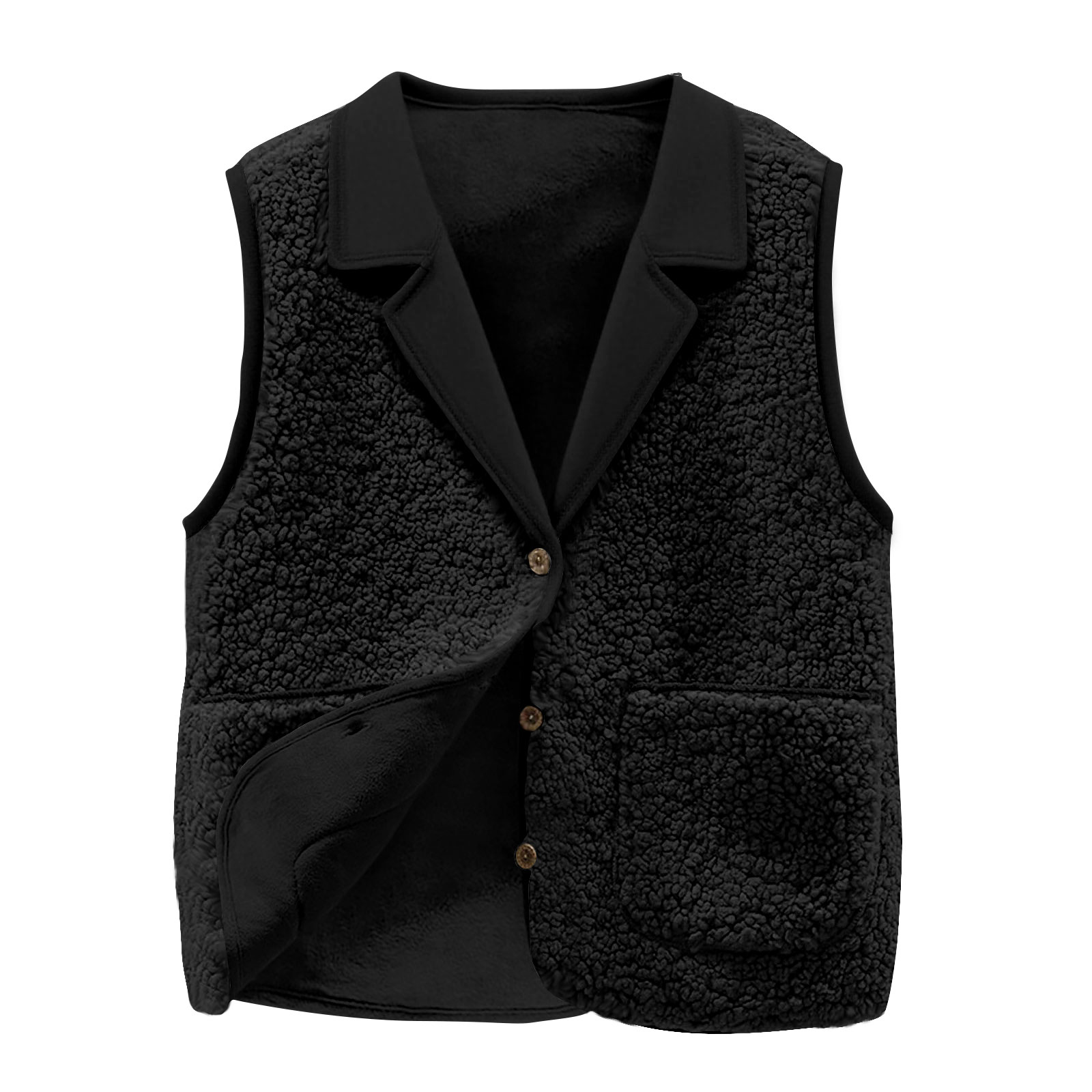 Gilet in pile Sherpa da donna, - Sherpa Coat Women recensione e prezzo