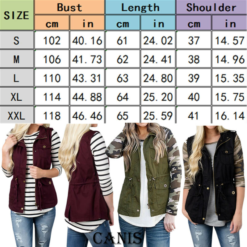 Moda donna gilet Olive Cargo U - Women'S Fashion Utility Jacket recensione e prezzo