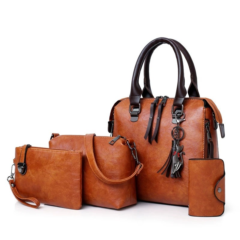 Set di 4 Borse Monocolore con  - Women Fashion Handbags recensione e prezzo