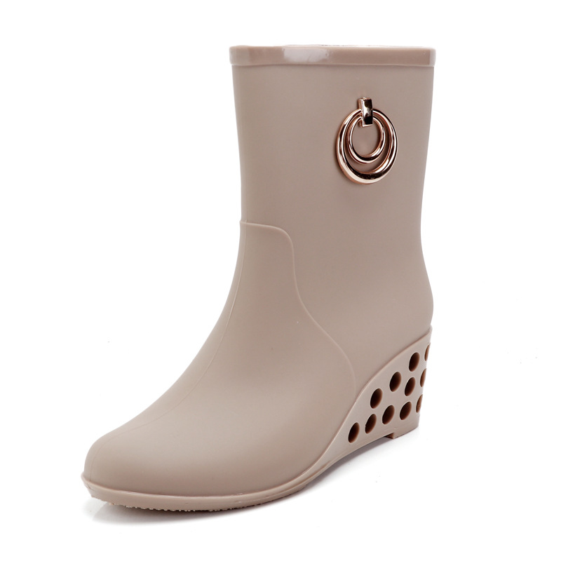 Stivali da pioggia con tacco a - Women'S Fashion Gumboots recensione e prezzo