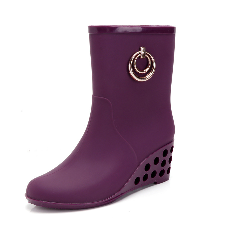 Stivali da pioggia con tacco a - Women'S Fashion Gumboots recensione e prezzo