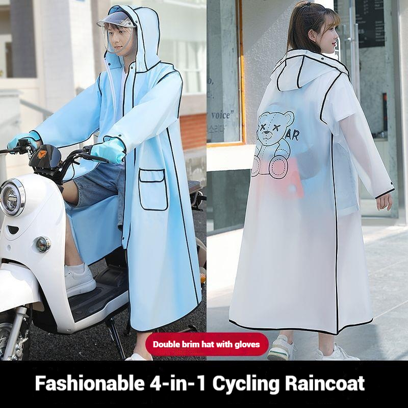 Nero moda adulto impermeabile  - Women'S Fashion Raincoat recensione e prezzo